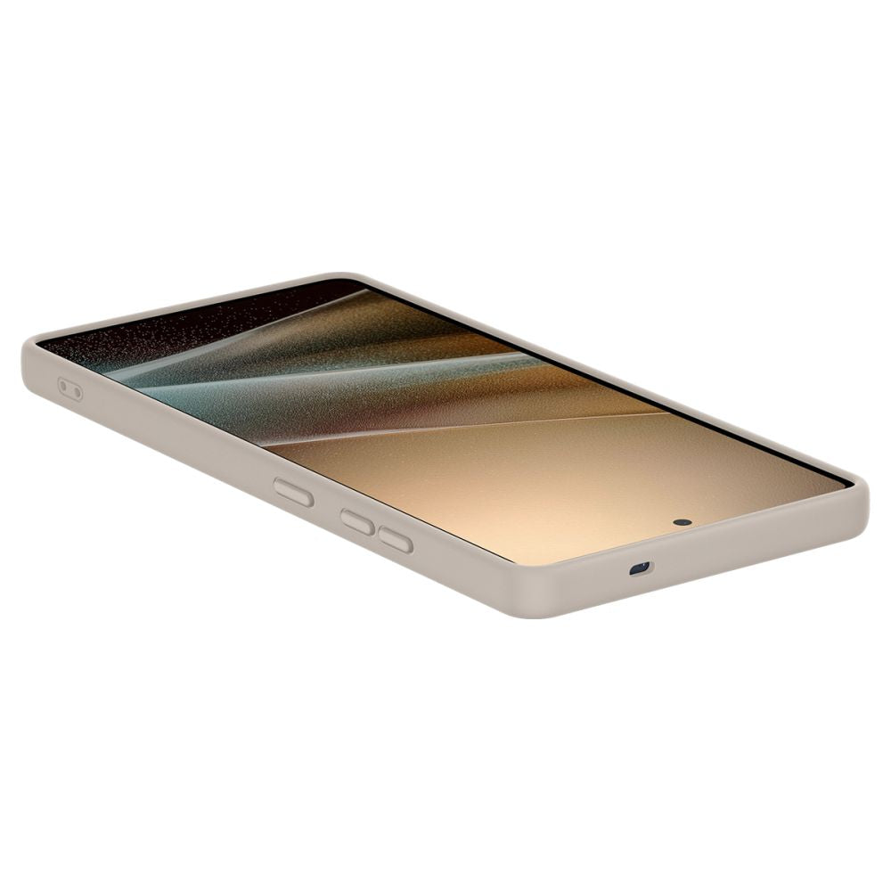 KRYT SPIGEN SILICONE FIT MAG MAGSAFE GALAXY S25 ULTRA NATURAL TITANIUM