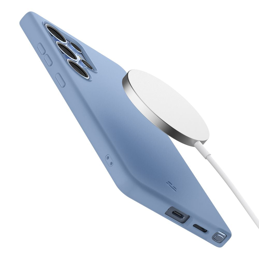 KRYT SPIGEN SILICONE FIT MAG MAGSAFE GALAXY S25 ULTRA SAPPHIRE BLUE