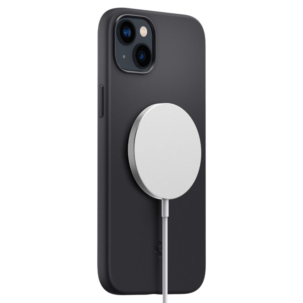  SPIGEN SILICONE FIT MAG MAGSAFE IPHONE 14 PLUS CRNA