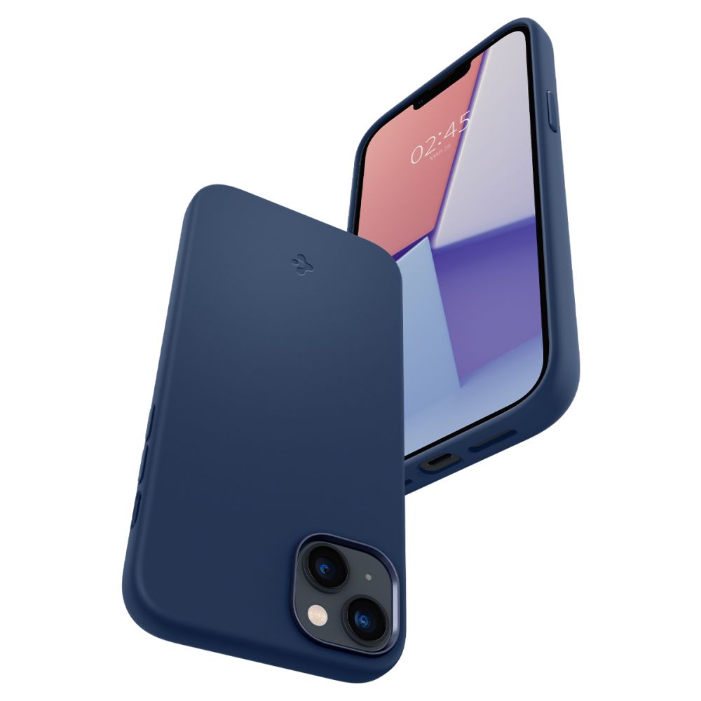  SPIGEN SILIKONSKA FIT MAG MAGSAFE IPHONE 14 PLUS TAMNO PLAVA