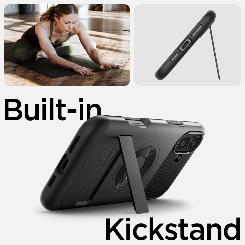  SPIGEN SLIM ARMOR MAG MAGSAFE IPHONE 16 CRNA