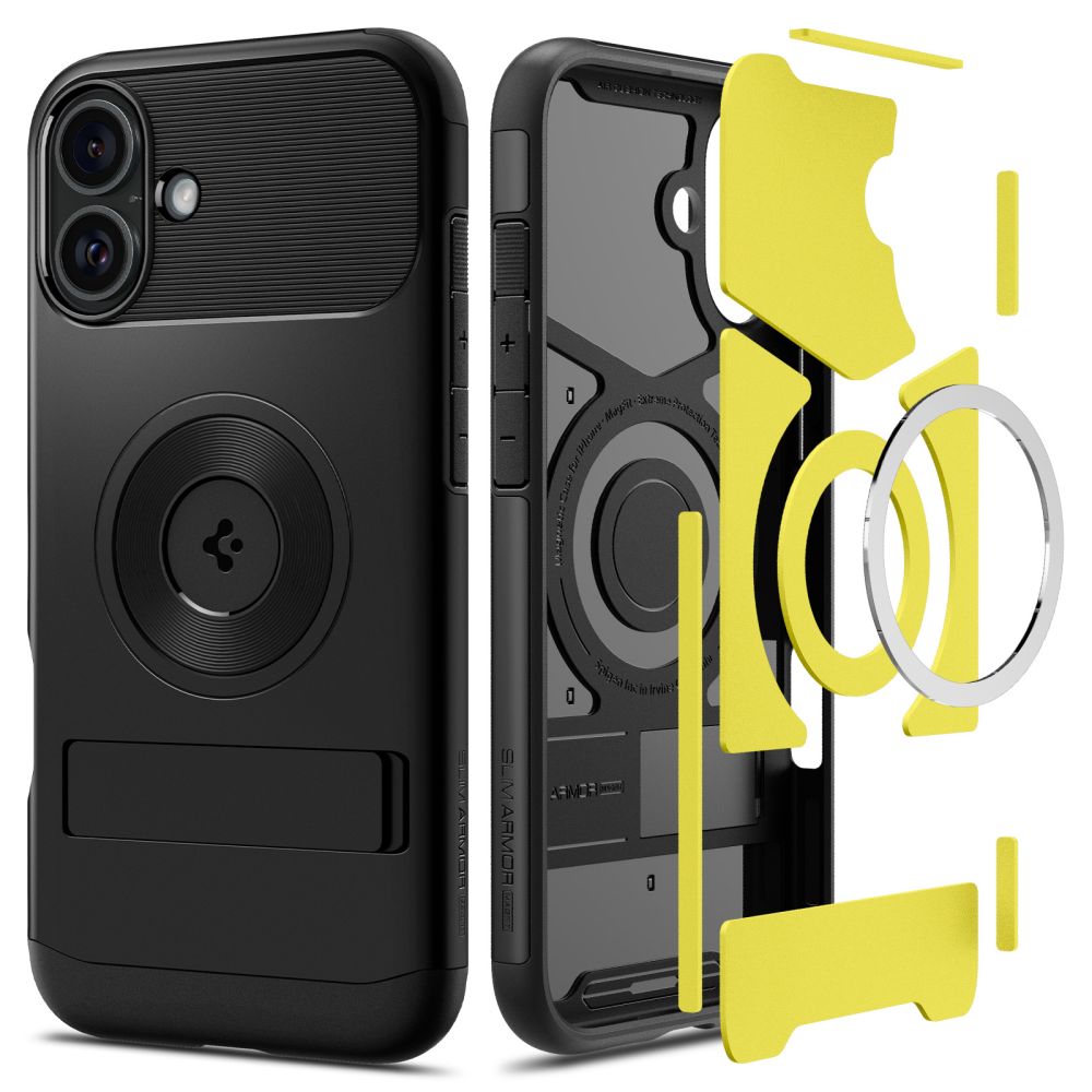  SPIGEN SLIM ARMOR MAG MAGSAFE IPHONE 16 CRNA
