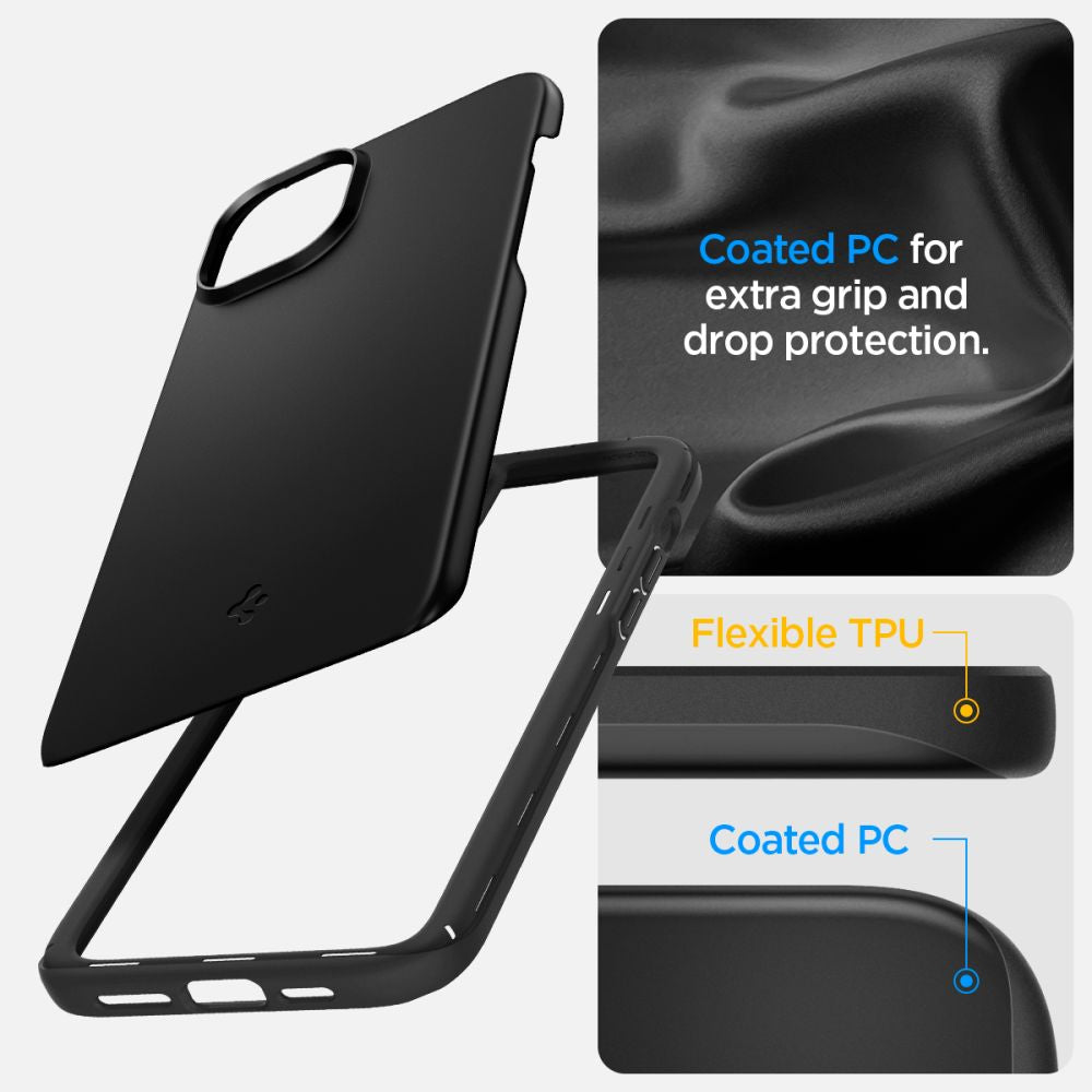  SPIGEN THIN FIT IPHONE 15 PLUS CRNA