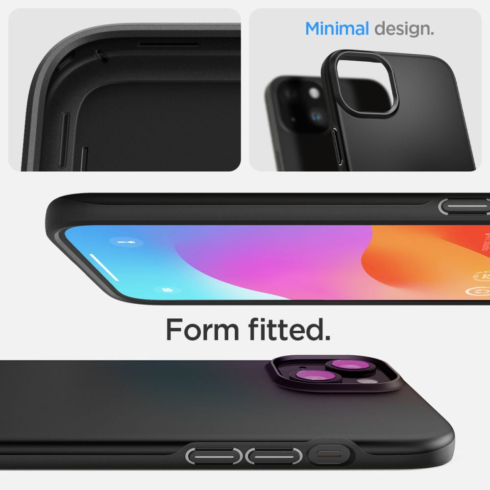  SPIGEN THIN FIT IPHONE 15 PLUS CRNA
