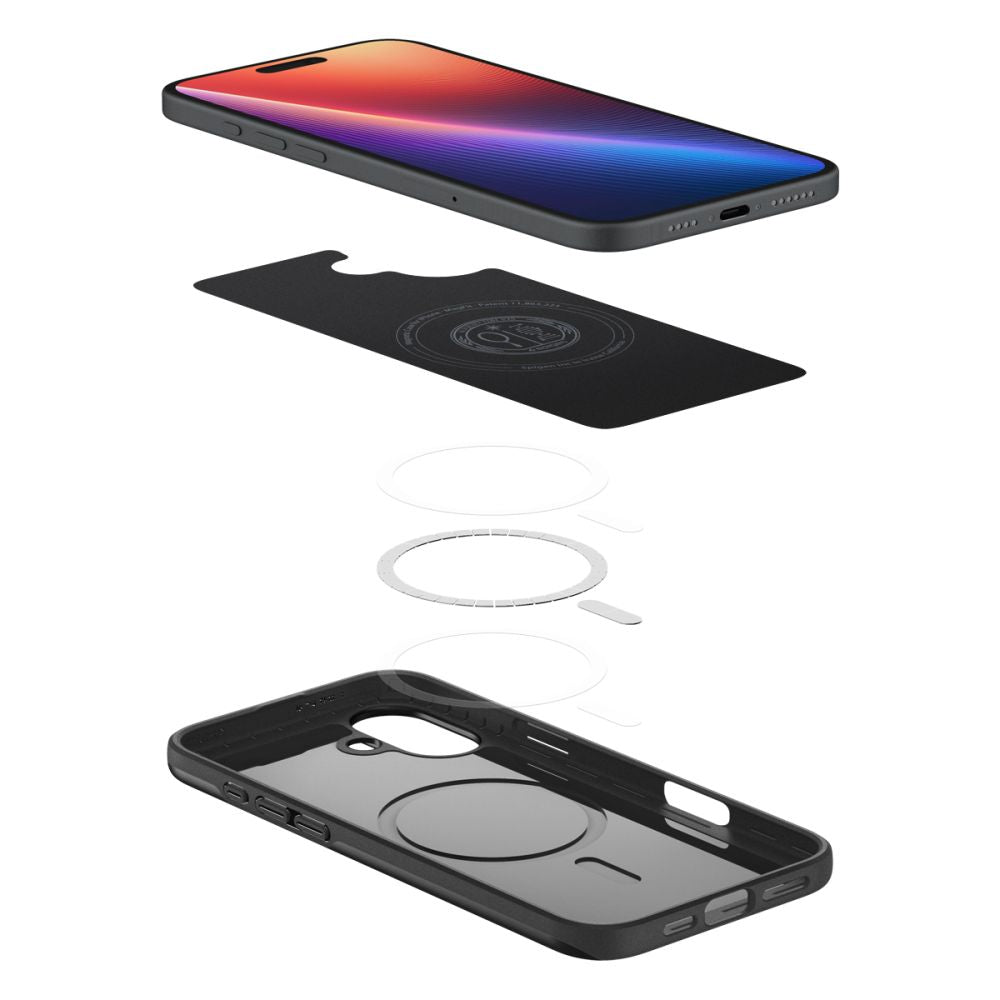 KRYT SPIGEN THIN FIT MAG MAGSAFE IPHONE 16 PLUS BLACK