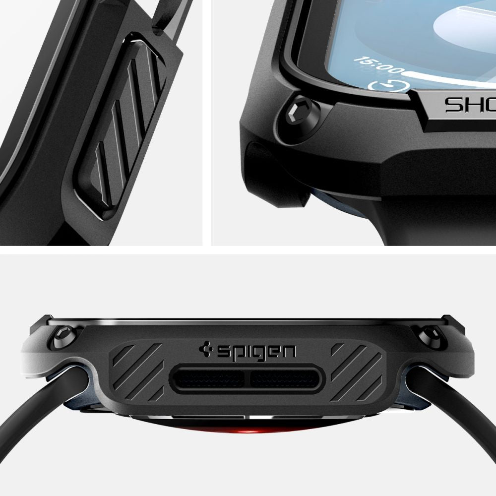 PUZDRO SPIGEN TOUGH ARMOR APPLE WATCH 10 (46 MM) BLACK