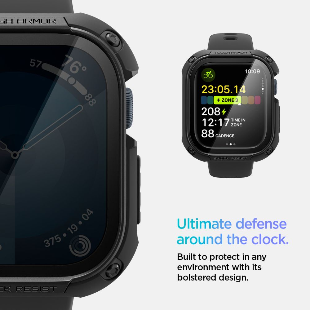 PUZDRO SPIGEN TOUGH ARMOR APPLE WATCH 10 (46 MM) BLACK