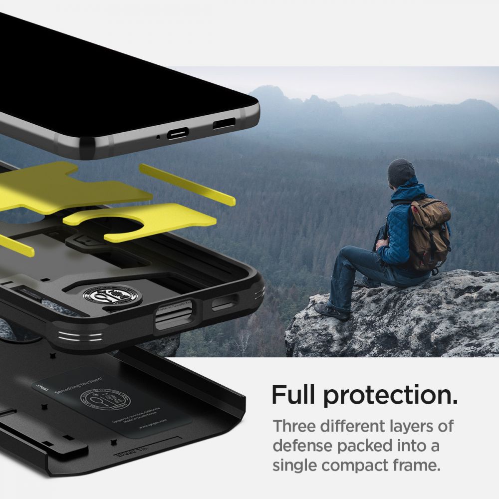  SPIGEN TOUGH ARMOR GALAXY S22 CRNA