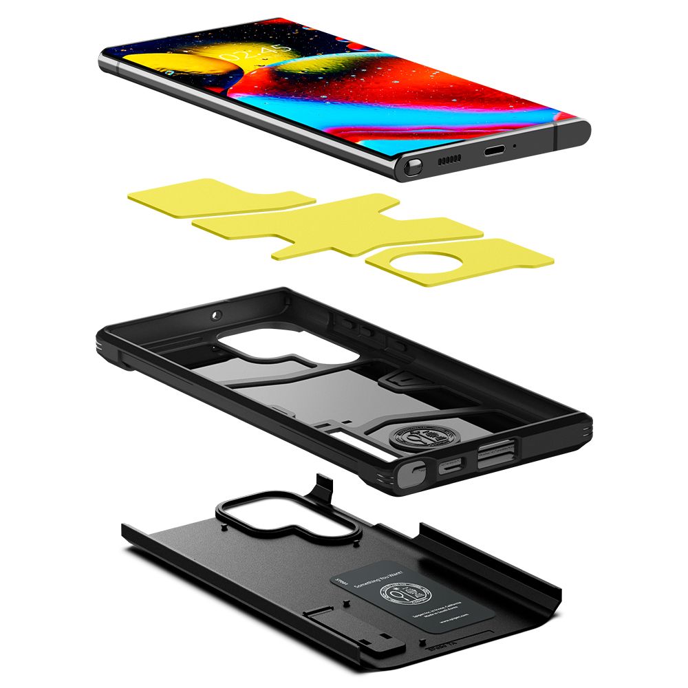 KRYT SPIGEN TOUGH ARMOR GALAXY S22 ULTRA BLACK