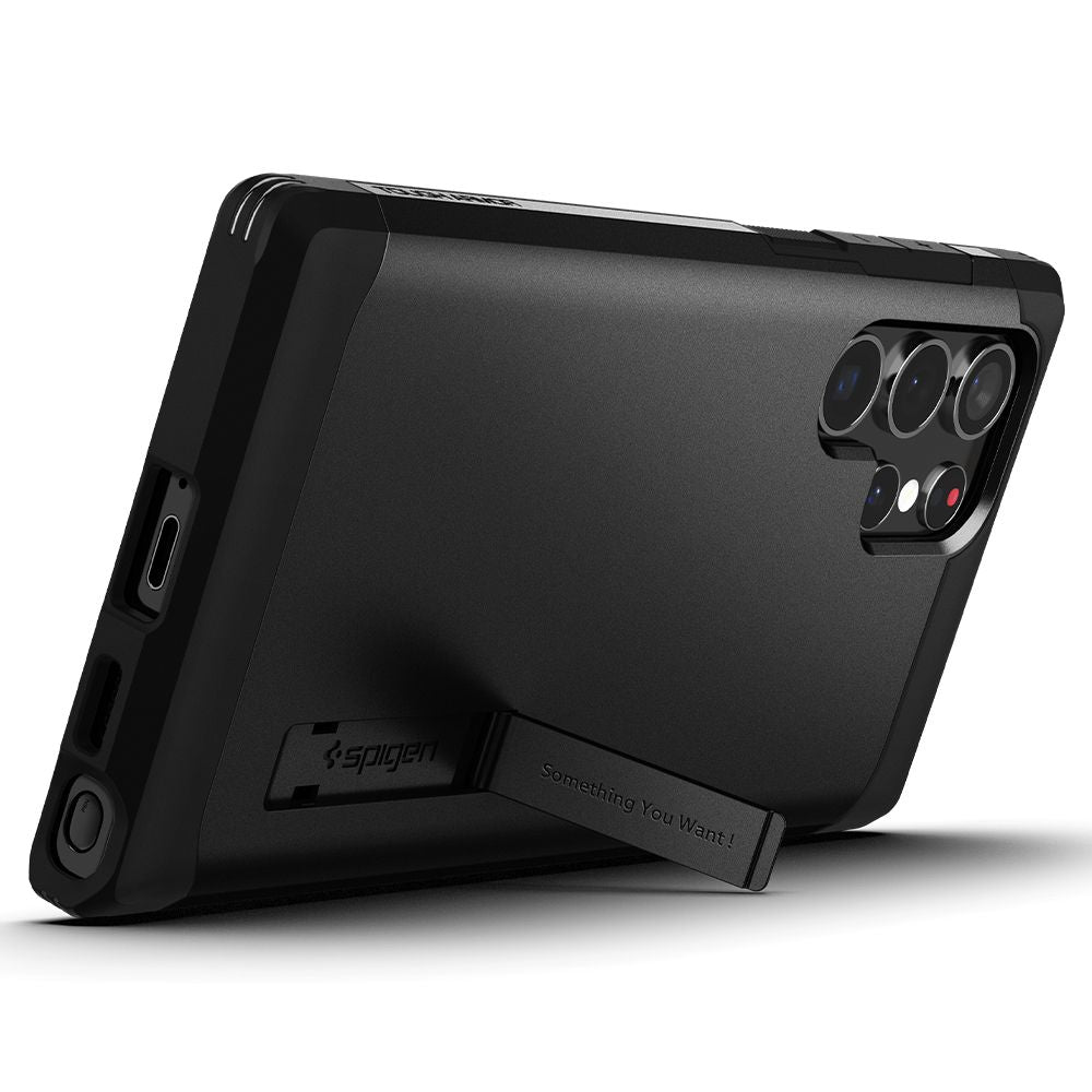 KRYT SPIGEN TOUGH ARMOR GALAXY S22 ULTRA BLACK