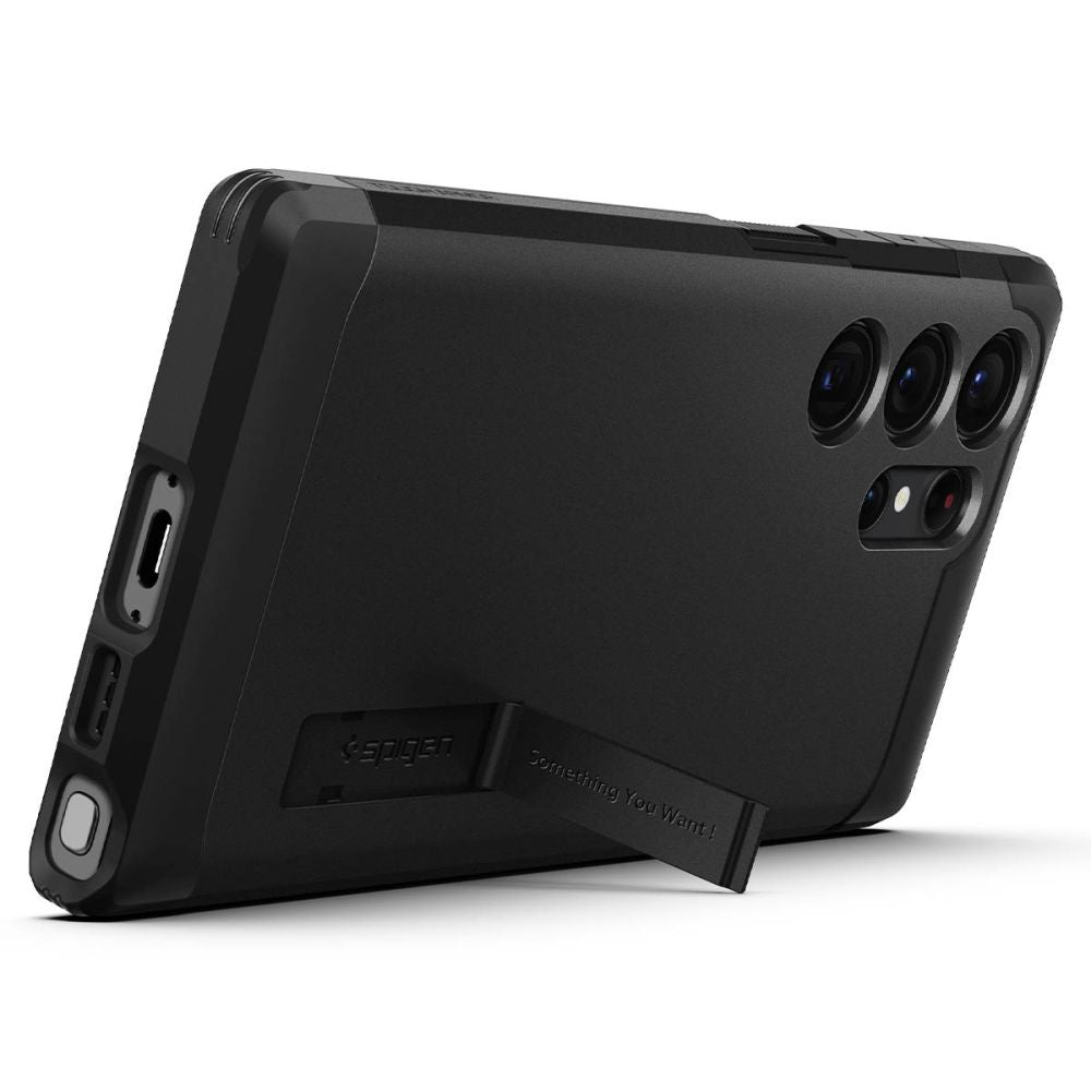 KRYT SPIGEN TOUGH ARMOR GALAXY S23 ULTRA BLACK