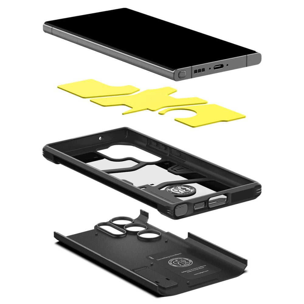 KRYT SPIGEN TOUGH ARMOR GALAXY S23 ULTRA BLACK