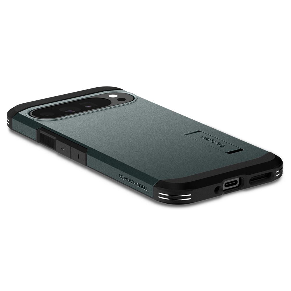 KRYT NA GOOGLE PIXEL 9 PRO XL SPIGEN TOUGH ARMOR  ABYSS GREEN