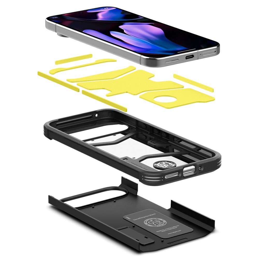 ZA GOOGLE PIXEL 9 PRO XL SPIGEN TOUGH ARMOR CRNA