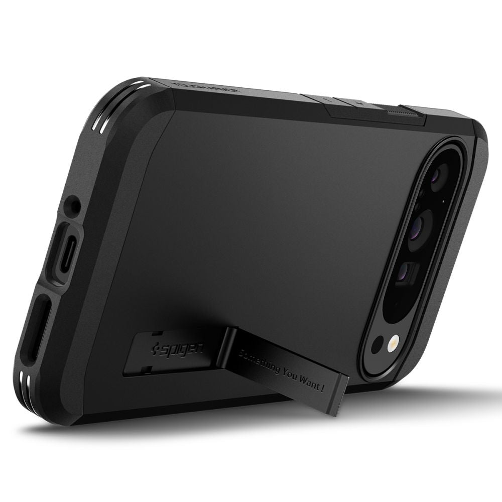  ZA GOOGLE PIXEL 9 PRO XL SPIGEN TOUGH ARMOR CRNA