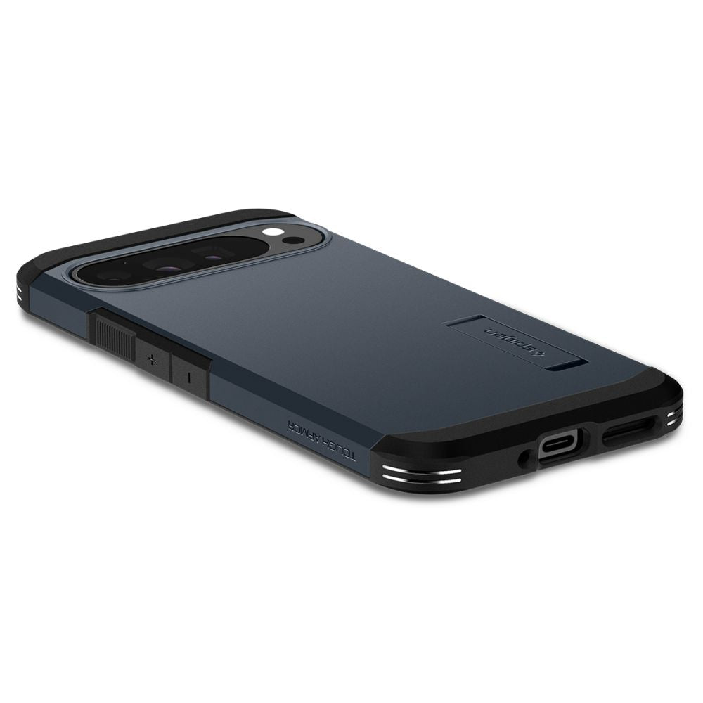 KRYT NA GOOGLE PIXEL 9 PRO XL SPIGEN TOUGH ARMOR  METAL SLATE