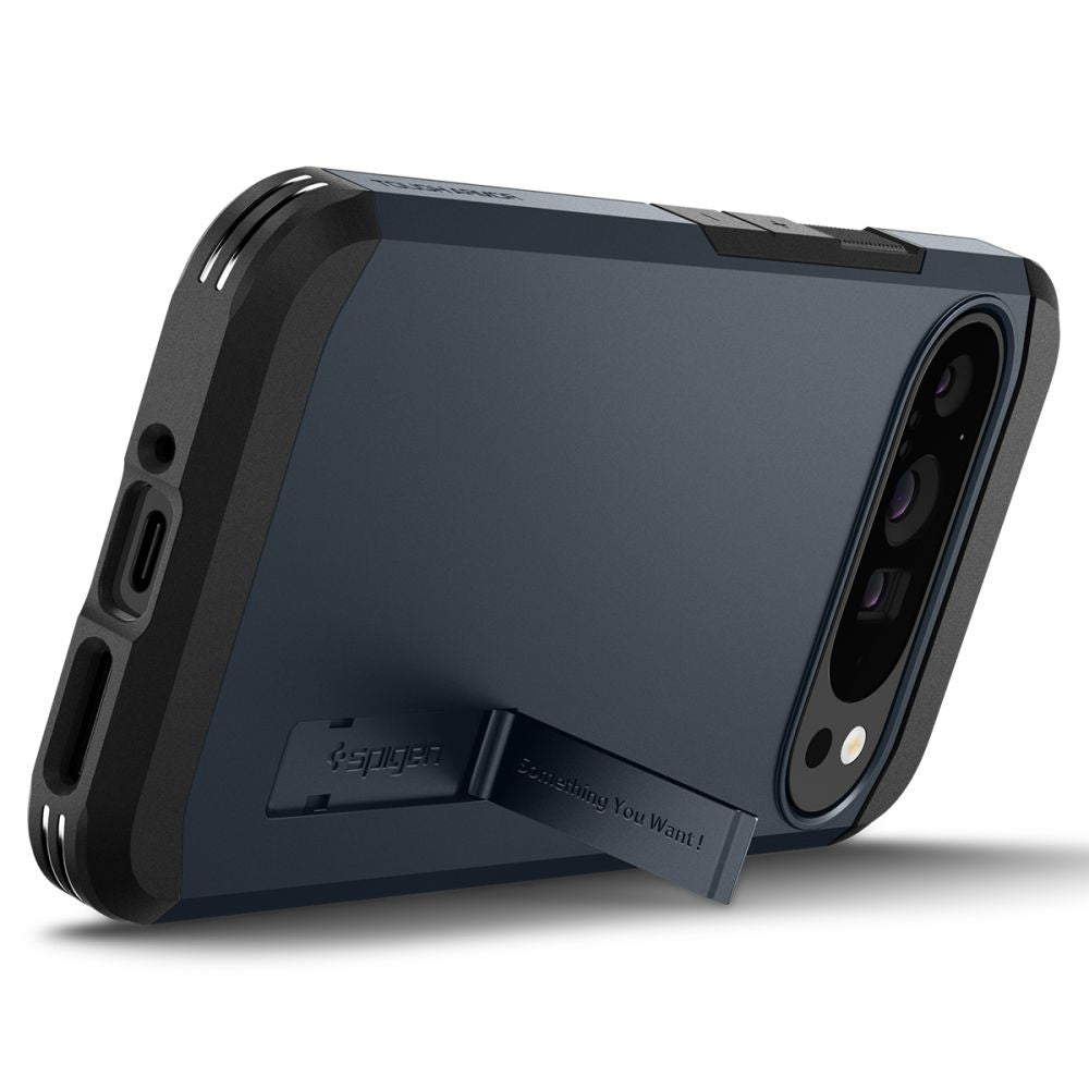 KRYT NA GOOGLE PIXEL 9 PRO XL SPIGEN TOUGH ARMOR  METAL SLATE