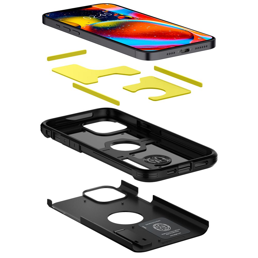  SPIGEN TOUGH ARMOR IPHONE 12/12 PRO CRNA