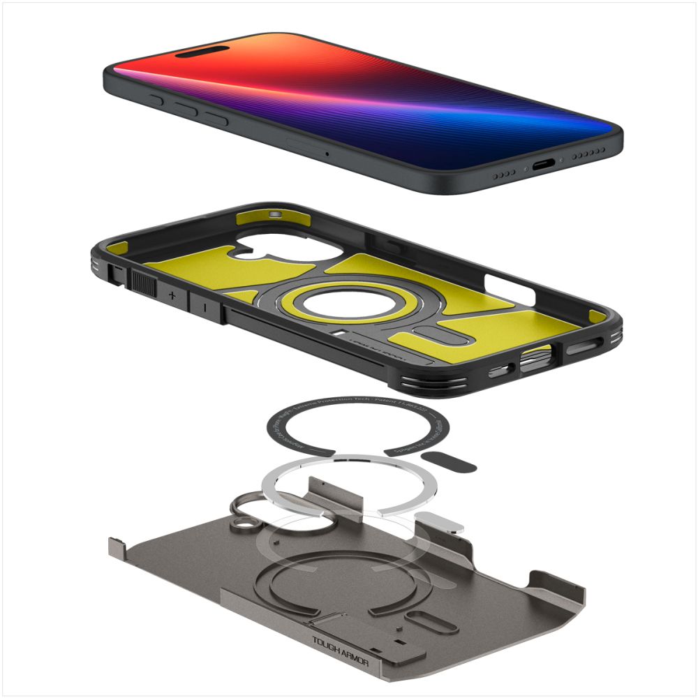  SPIGEN TOUGH ARMOR MAG MAGSAFE IPHONE 16 GUNMETAL