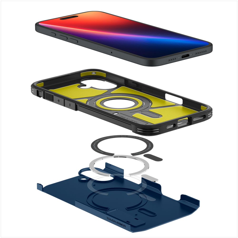  SPIGEN TOUGH ARMOR MAG MAGSAFE IPHONE 16 TAMNO PLAVA