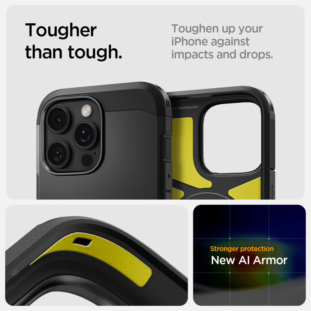  SPIGEN TOUGH ARMOR MAG MAGSAFE IPHONE 16 PRO MAX CRNA