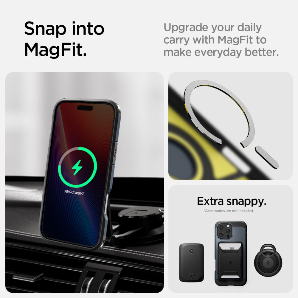 KRYT SPIGEN TOUGH ARMOR MAG MAGSAFE IPHONE 16 PRO METAL SLATE