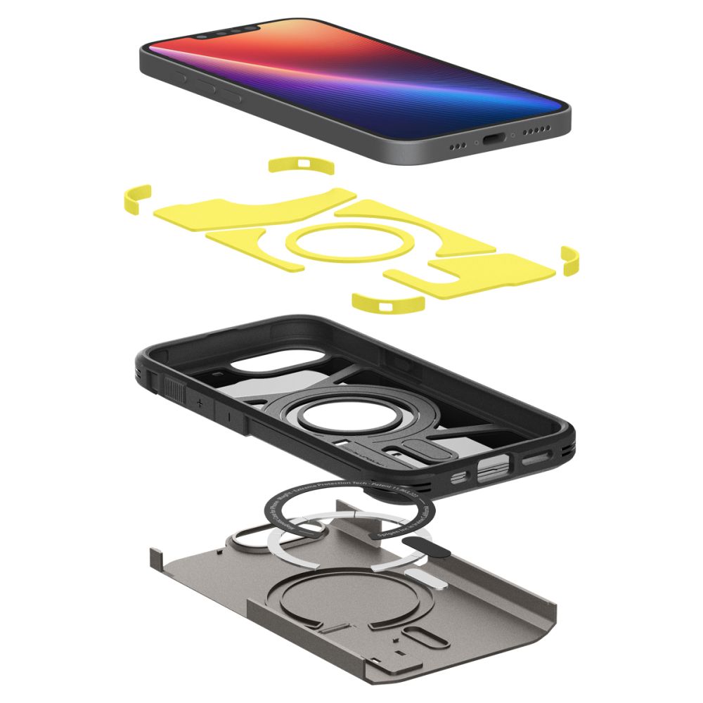 KRYT SPIGEN TOUGH ARMOR MAG MAGSAFE IPHONE 16E GUNMETAL