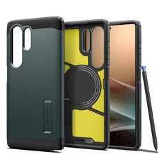 KRYT SPIGEN TOUGH ARMOR MAGSAFE GALAXY S25 ULTRA ABYSS GREEN