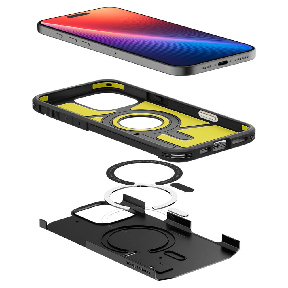 KRYT SPIGEN TOUGH ARMOR ”T” MAG MAGSAFE IPHONE 16 PRO BLACK