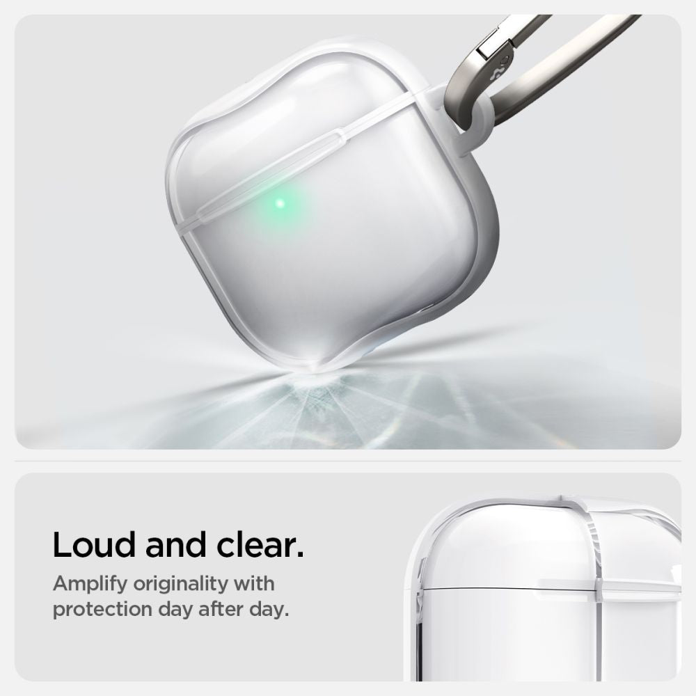 PUZDRO SPIGEN ULTRA HYBRID APPLE AIRPODS 4 JET WHITE