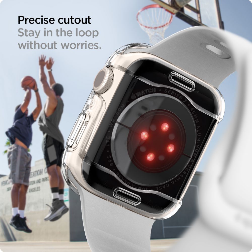  SPIGEN ULTRA HYBRID APPLE WATCH 45 MM KRISTALNO JASNA