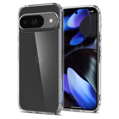 KRYT NA GOOGLE PIXEL 9 / 9 PRO SPIGEN ULTRA HYBRID  CRYSTAL CLEAR