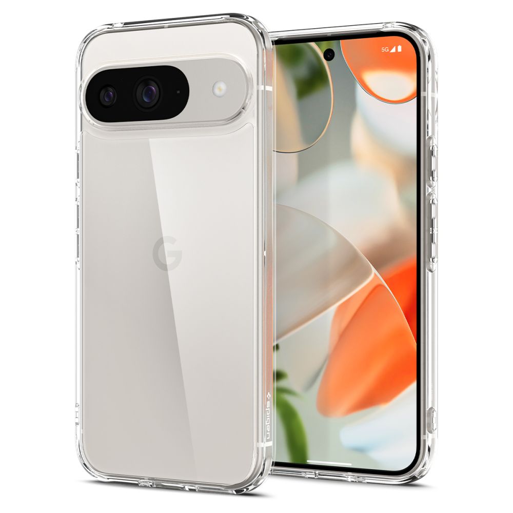 KRYT NA GOOGLE PIXEL 9 / 9 PRO SPIGEN ULTRA HYBRID  CRYSTAL CLEAR