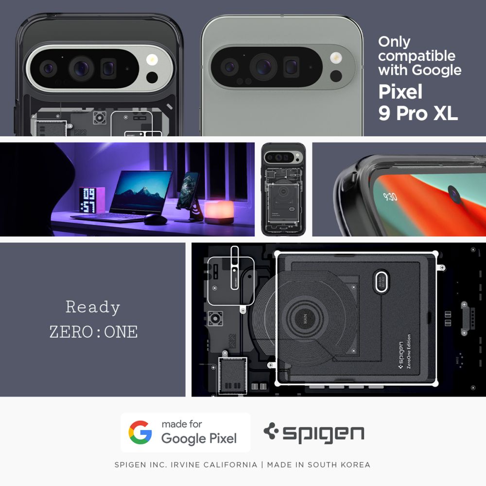  ZA GOOGLE PIXEL 9 PRO XL SPIGEN ULTRA HYBRID ZERO ONE