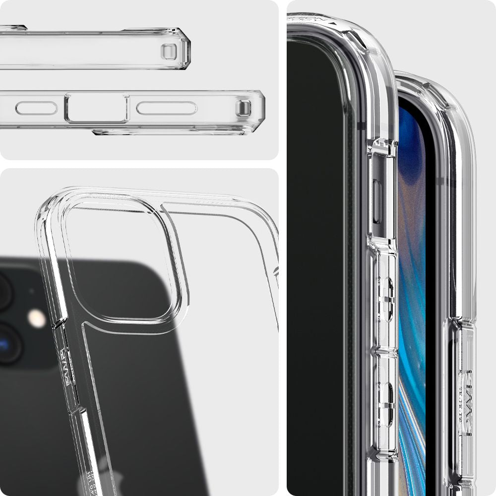KRYT SPIGEN ULTRA HYBRID IPHONE 12 MINI CRYSTAL CLEAR