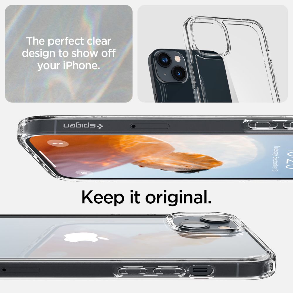 KRYT SPIGEN ULTRA HYBRID IPHONE 14 CRYSTAL CLEAR