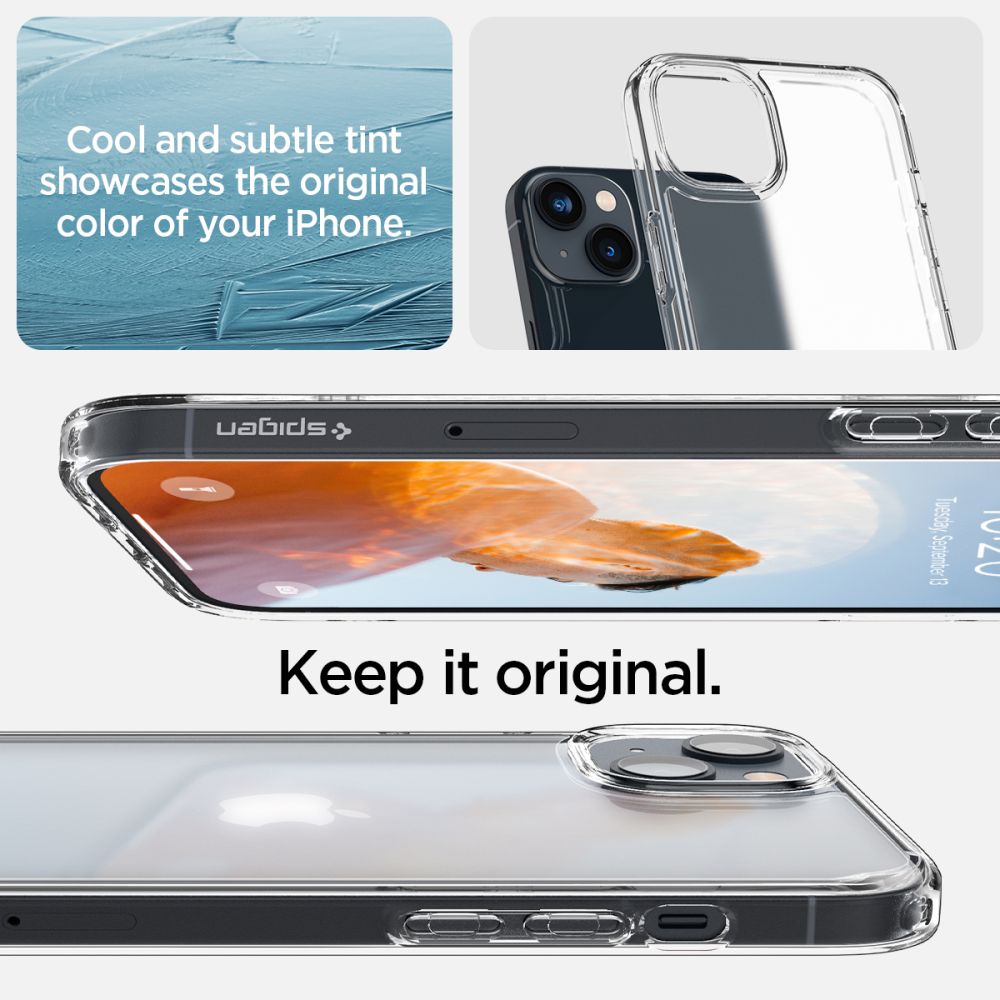 KRYT SPIGEN ULTRA HYBRID IPHONE 14 FROST CLEAR