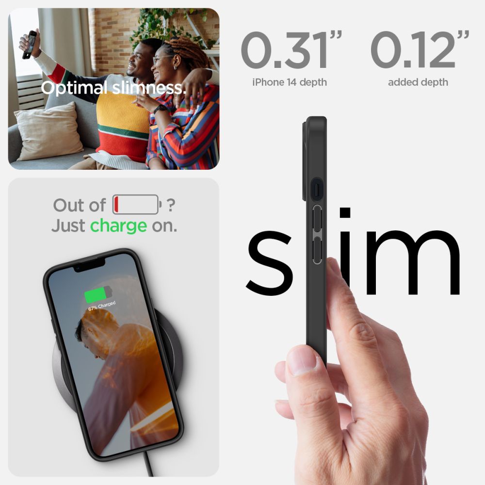  SPIGEN ULTRA HYBRID IPHONE 14 PLUS FROST BLACK