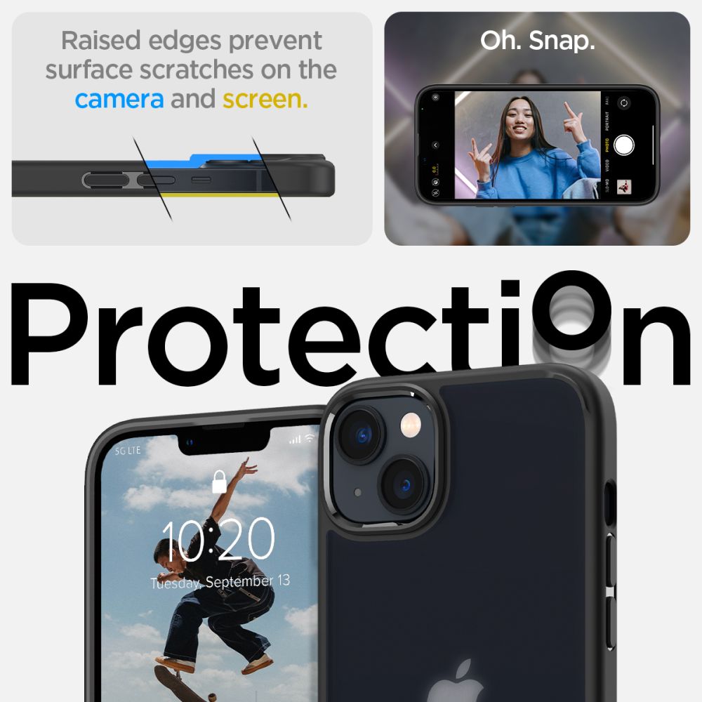  SPIGEN ULTRA HYBRID IPHONE 14 PLUS FROST BLACK