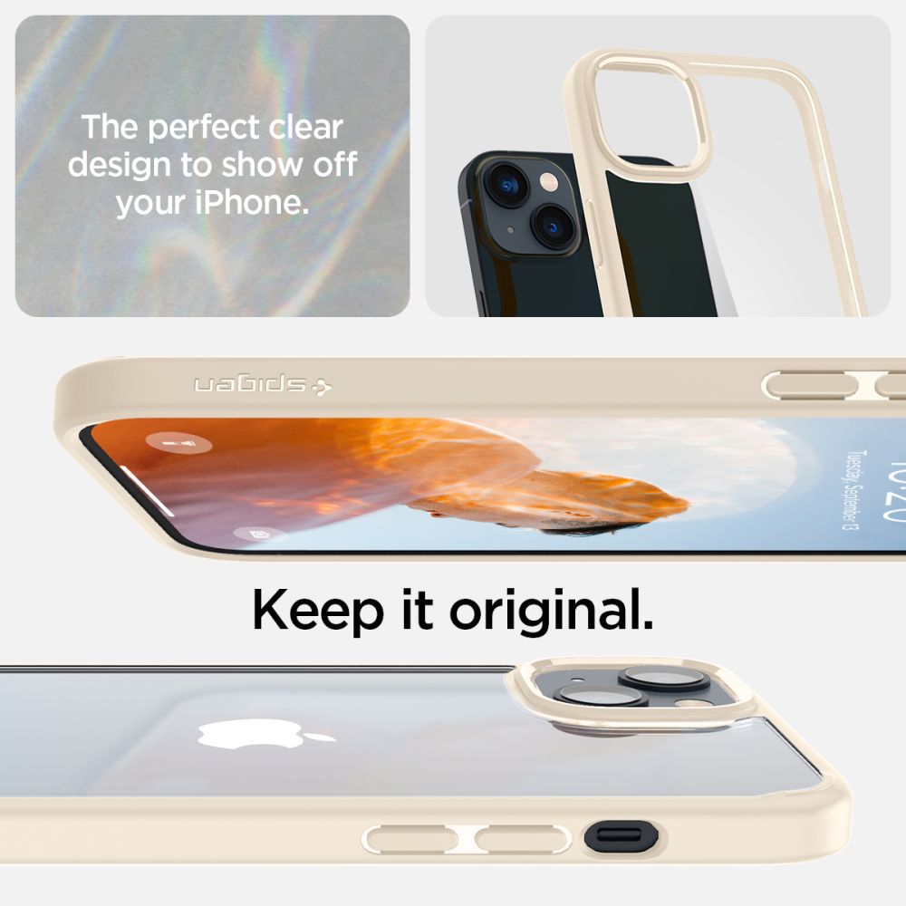 KRYT SPIGEN ULTRA HYBRID IPHONE 14 PLUS SAND BEIGE