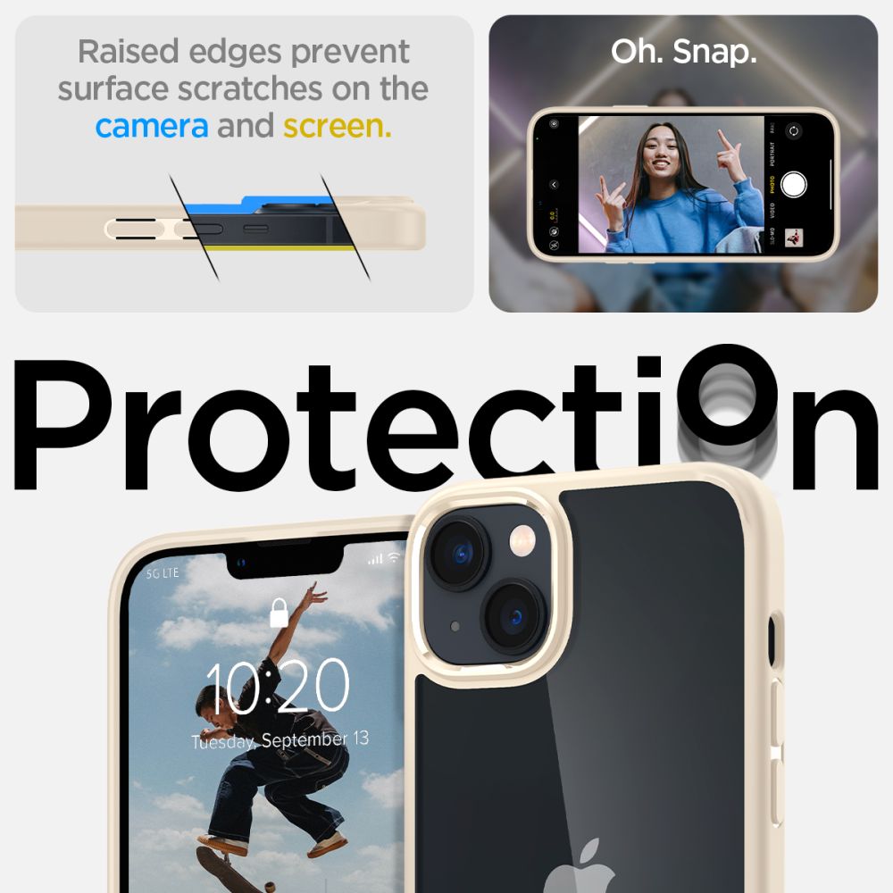 KRYT SPIGEN ULTRA HYBRID IPHONE 14 PLUS SAND BEIGE