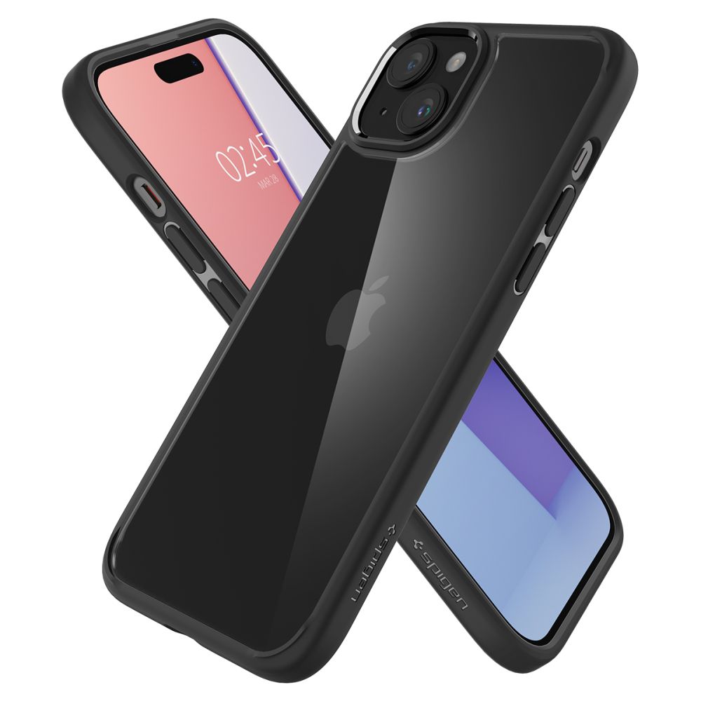 KRYT SPIGEN ULTRA HYBRID IPHONE 15 PLUS MATTE BLACK