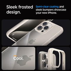 KRYT SPIGEN ULTRA HYBRID IPHONE 15 PRO MAX NATURAL TITANIUM