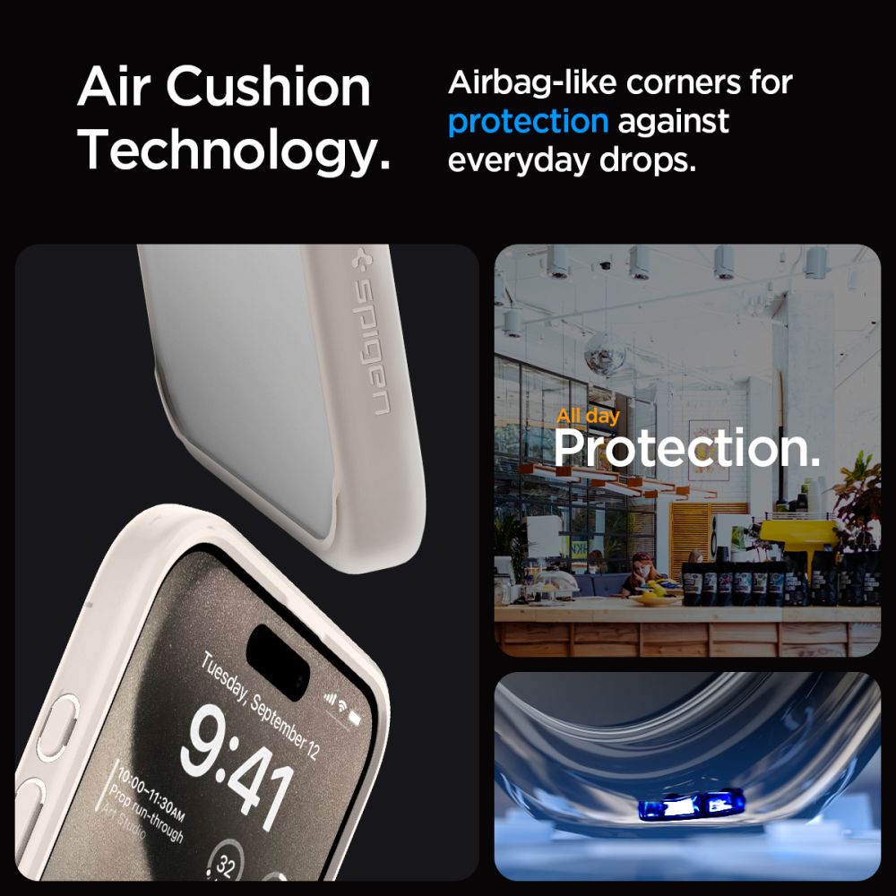 KRYT SPIGEN ULTRA HYBRID IPHONE 15 PRO MAX NATURAL TITANIUM