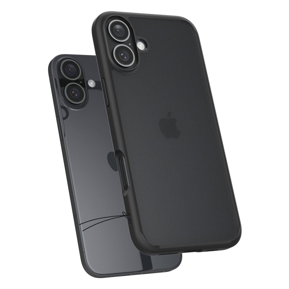  SPIGEN ULTRA HYBRID IPHONE 16 FROST BLACK