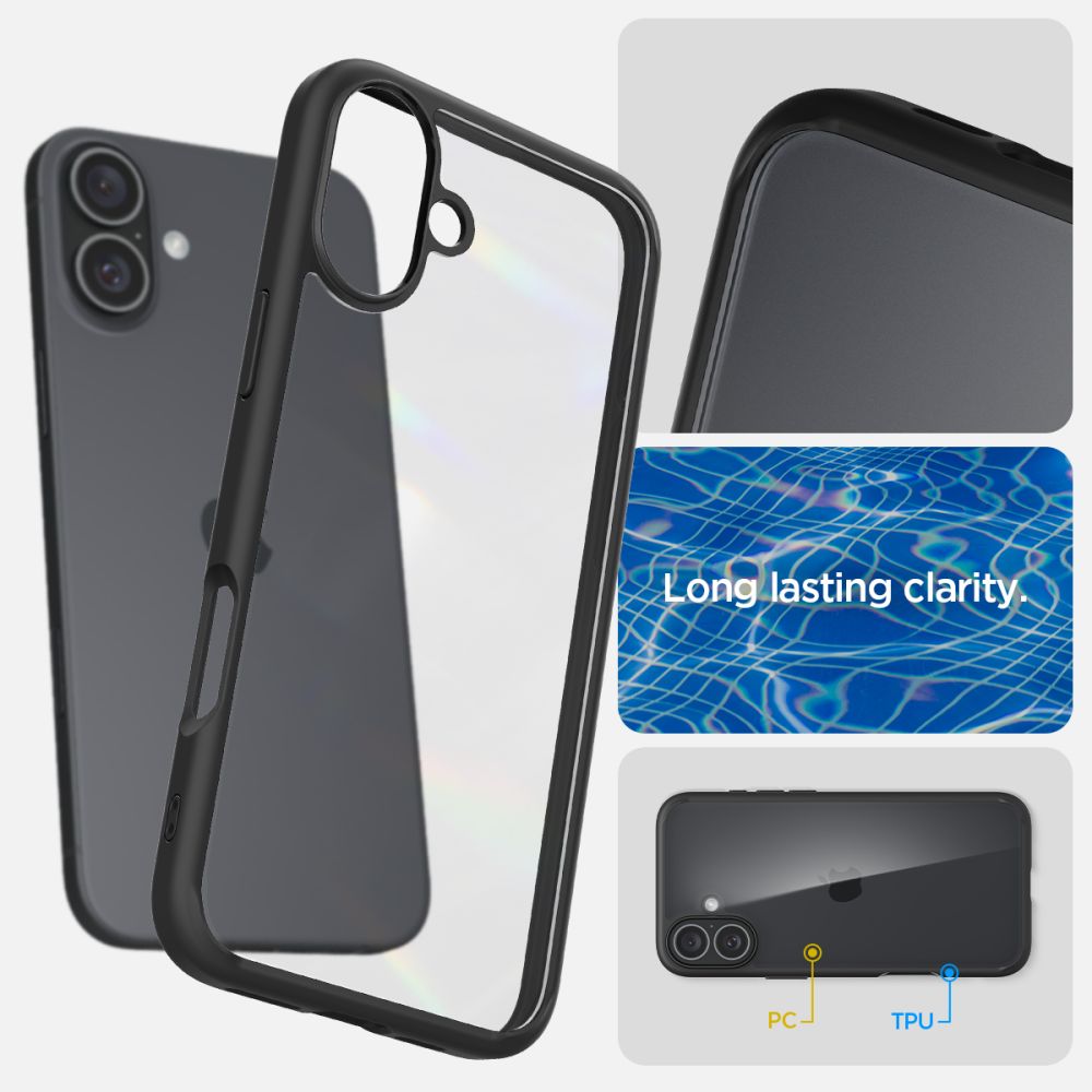 KRYT SPIGEN ULTRA HYBRID IPHONE 16 MATTE BLACK