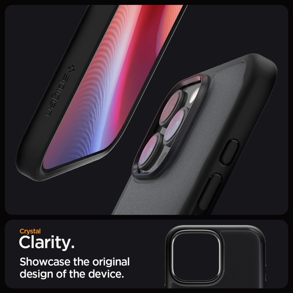KRYT SPIGEN ULTRA HYBRID IPHONE 16 PRO FROST BLACK