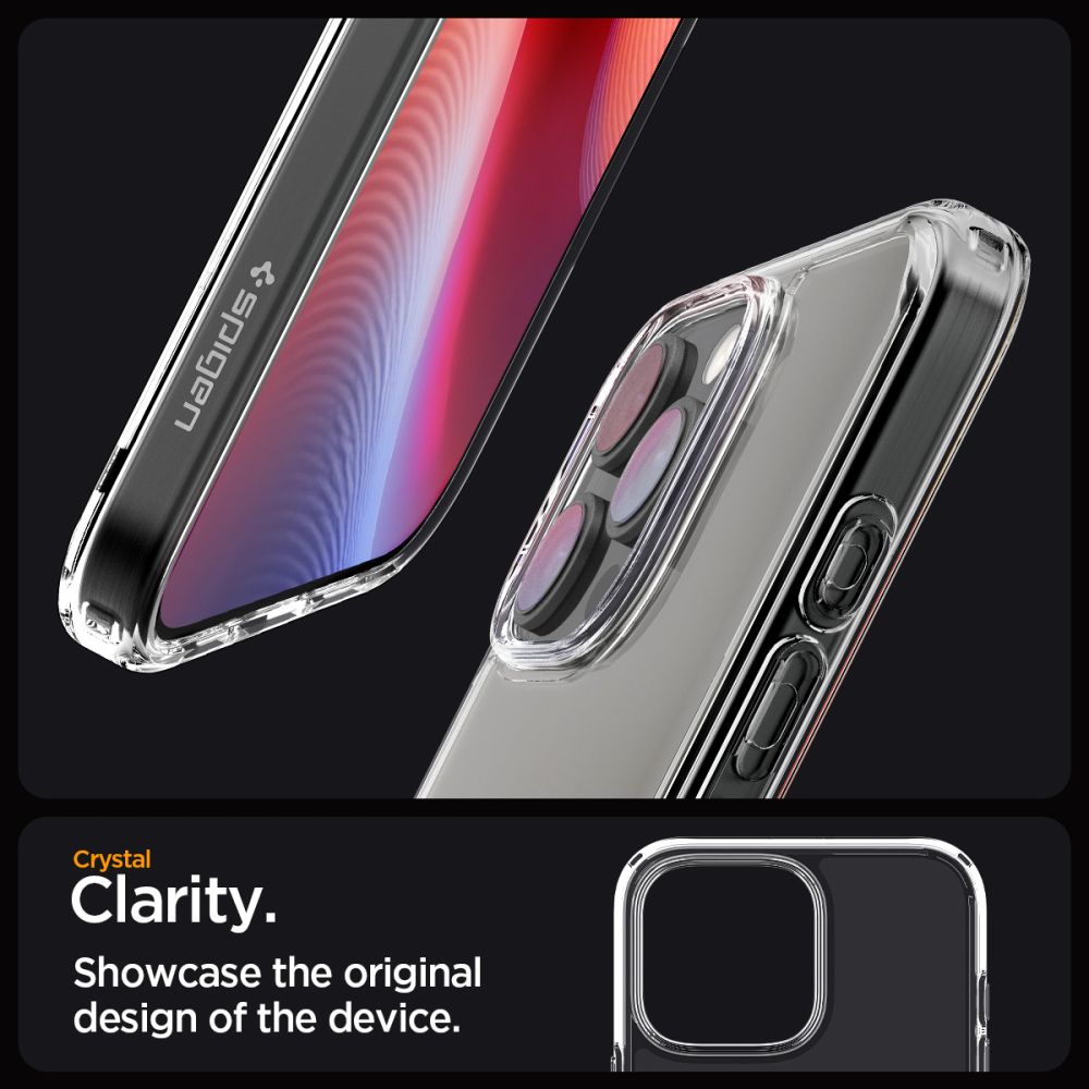 KRYT SPIGEN ULTRA HYBRID IPHONE 16 PRO MAX CRYSTAL CLEAR