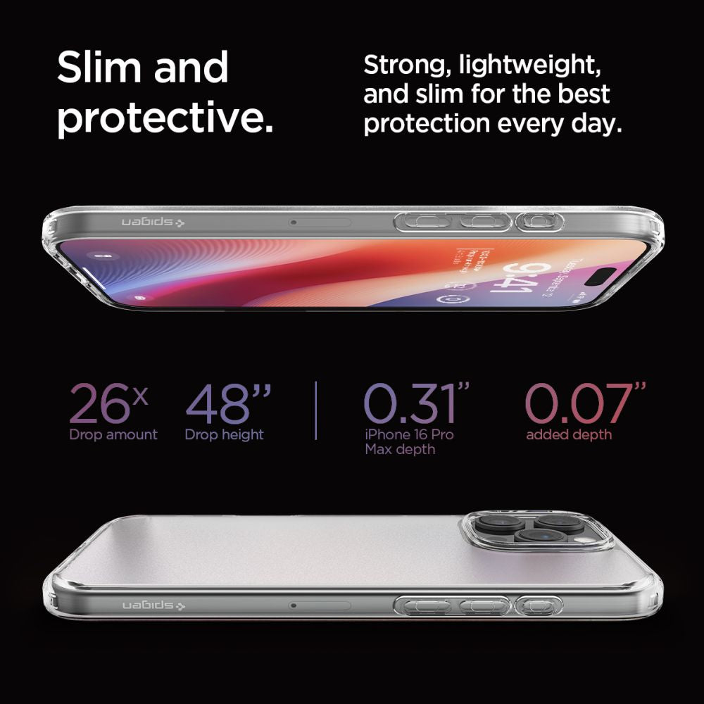  SPIGEN ULTRA HYBRID IPHONE 16 PRO MAX FROST CLEAR