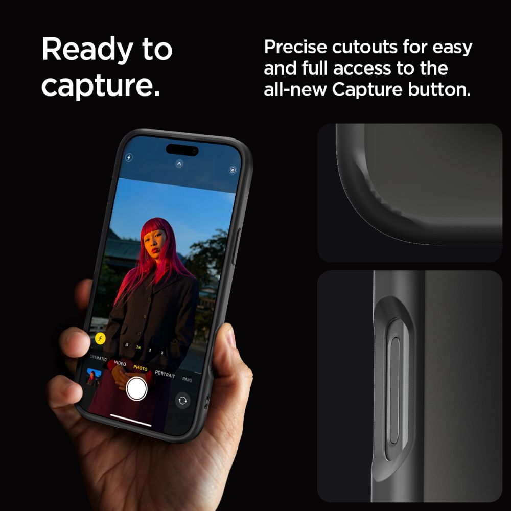 KRYT SPIGEN ULTRA HYBRID IPHONE 16 PRO MAX MATTE BLACK